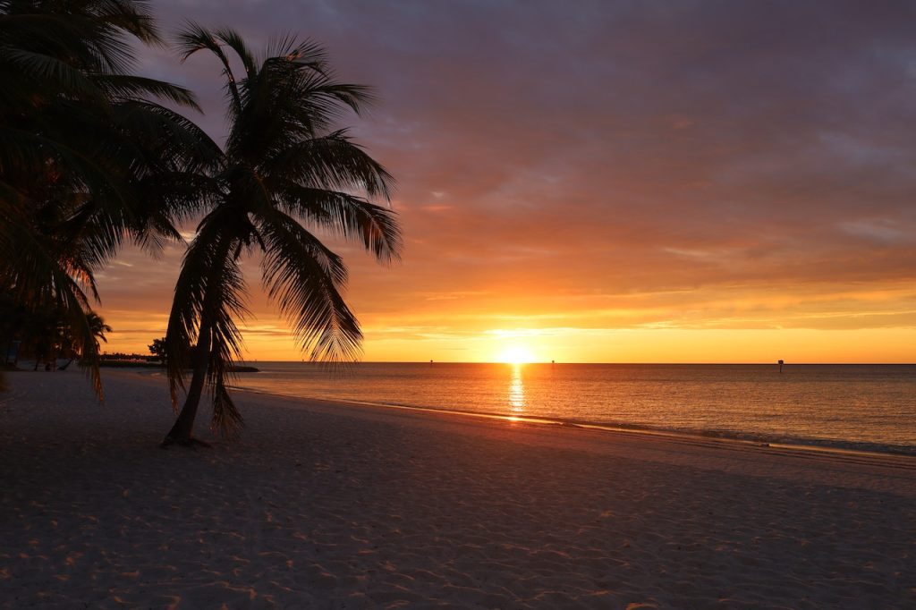 florida vacation spot sunset