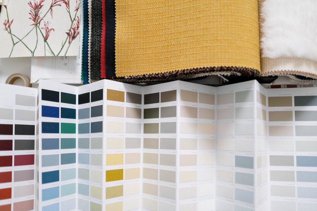 color swatches decorate your home