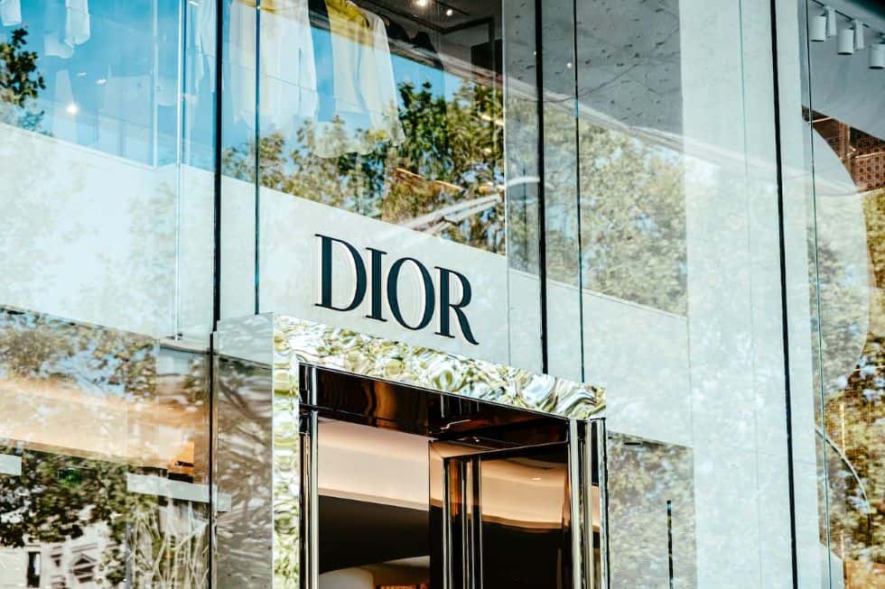 Dior storefront